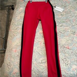 Splits 59 red and black high waist 7/8 length new with tags